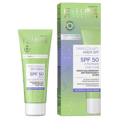Eveline Moisturizing Face Cream With Spf50 Filter 30ml - تونر للوجه eveline 30 مل