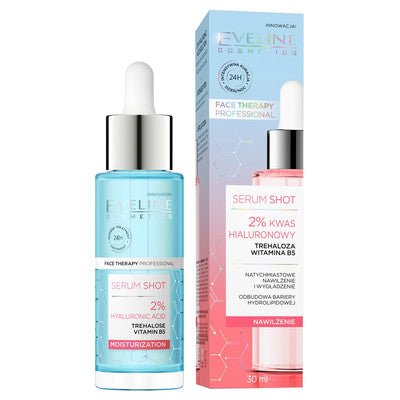 EVELINE SERUM SHOT 2% HYALURONIC ACID 30ML - Anwar Store