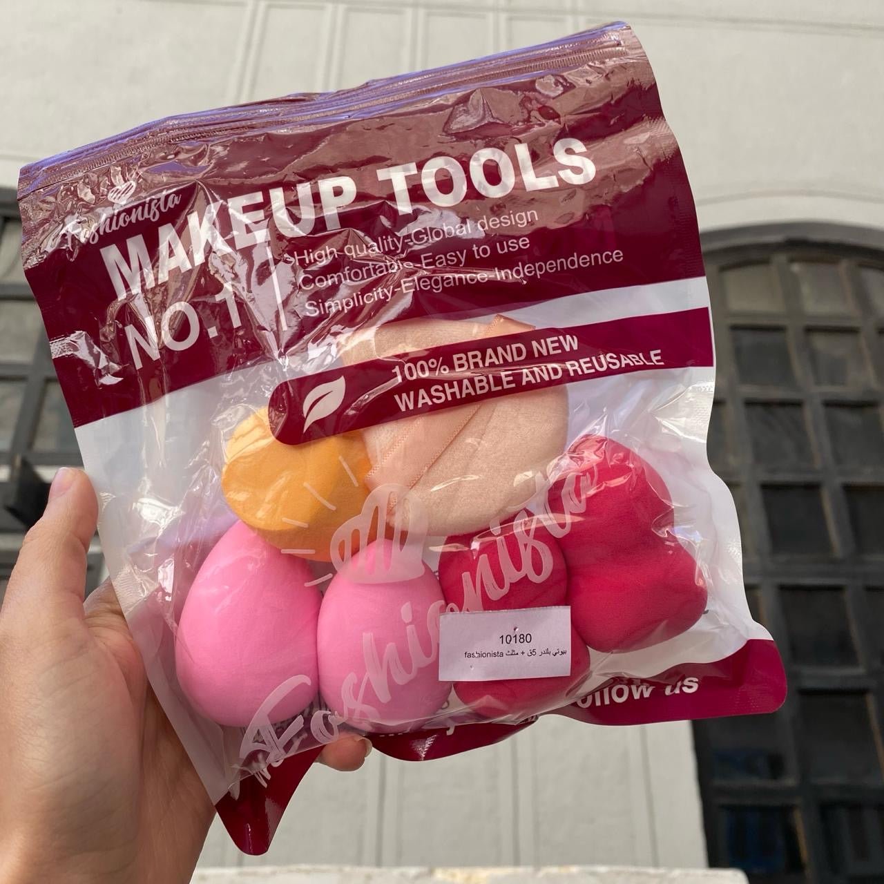 FASHIONISTA 5 BEAUTY BLANDER MAKEUP + POWDER PUFF - Anwar Store