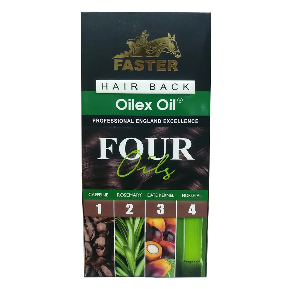 FASTER FOUR OILS (CAFFEINE + ROSEMARY + DATE KERNEL + HORSETAIL ) 100ML - Anwar Store