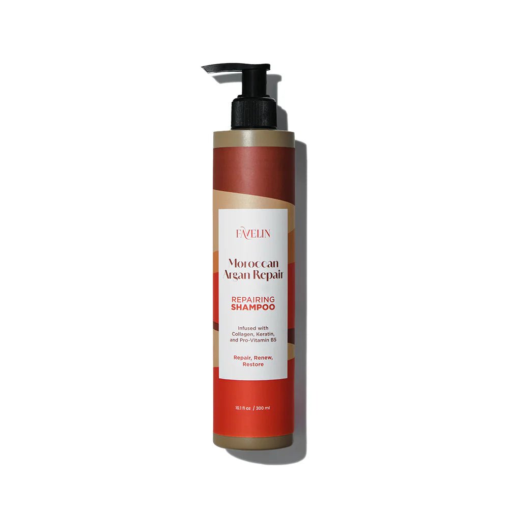 FAVELIN MOROCCAN ARGAN REPAIR SHAMPOO 300ML - Anwar Store