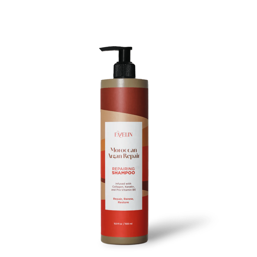 FAVELIN MOROCCAN ARGAN REPAIR SHAMPOO 500ML - Anwar Store