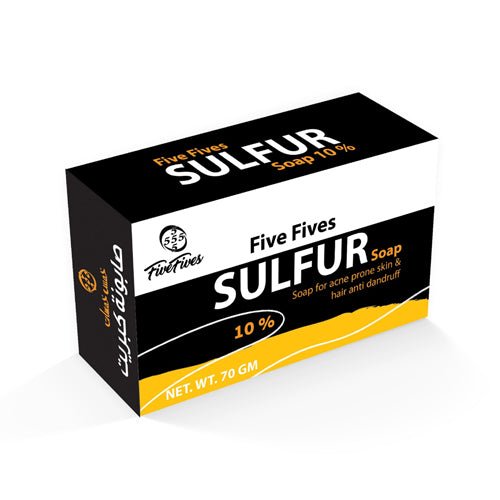 Five Fives Sulfur Soap 10% - صابونة أنور
