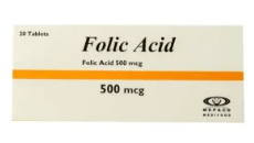 FOLIC ACID 500MG - Anwar Store