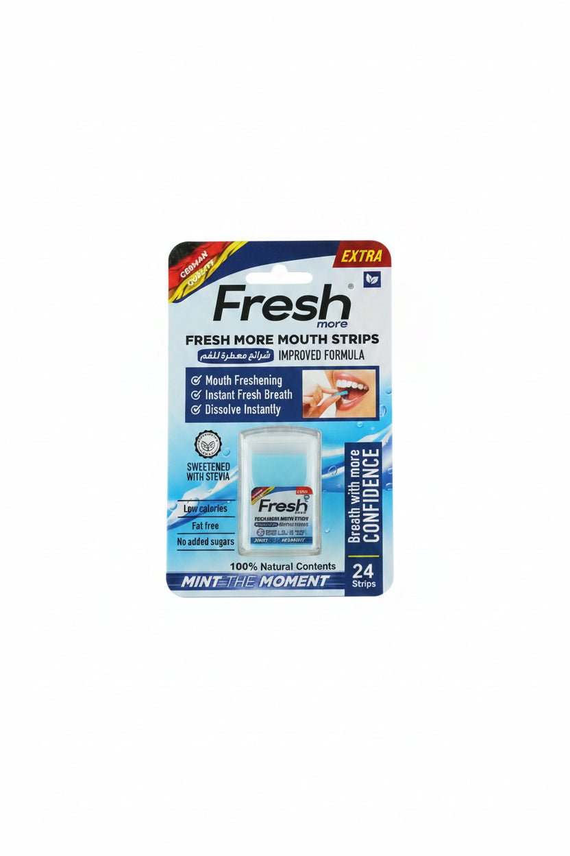 FRESH MORE MOUTH STRIPS MINT 24pcs - Anwar Store