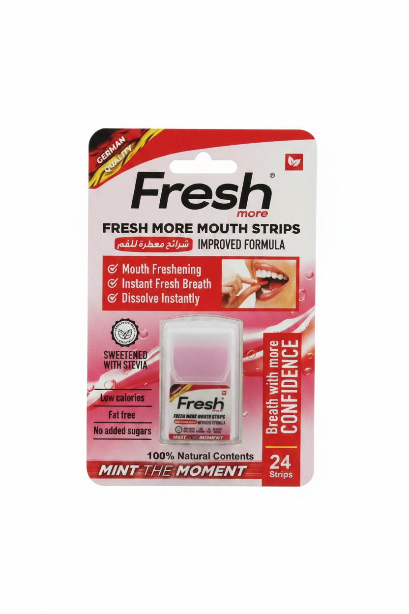 FRESH MORE MOUTH STRIPS STRAWBERRY 24pcs - Anwar Store