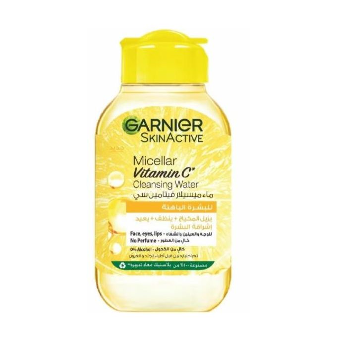 Garnier SkinActive Micellar Brightening Water with Vitamin C 100ml 15% OFFER - Anwar Store