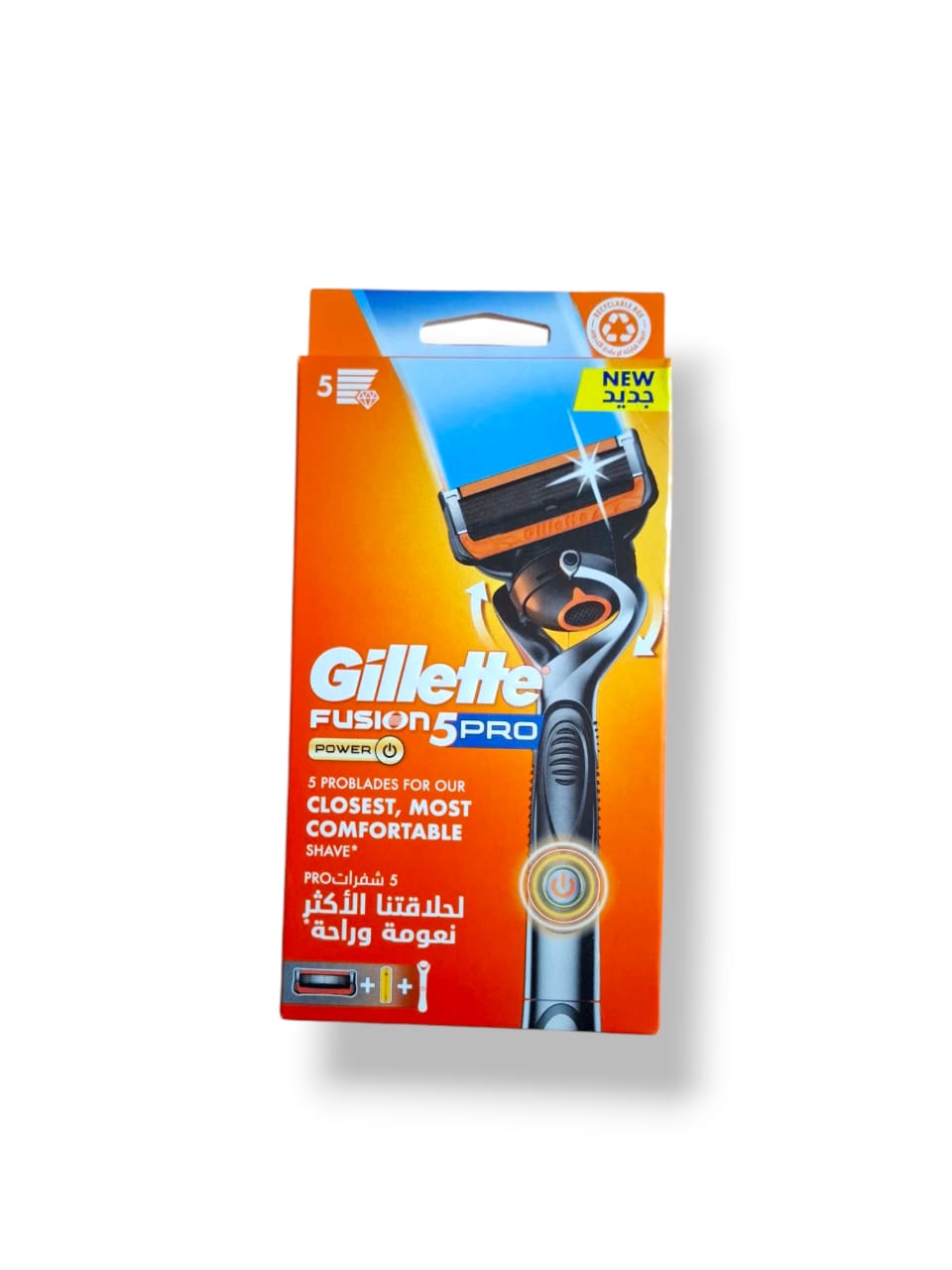 GILLETTE FUSION PROGLIDE POWER + 1BLADE - Anwar Store
