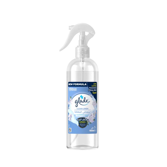 GLADE AIR FRESHENER WITH CLEAN LINEN SCENT - 460ML - Anwar Store