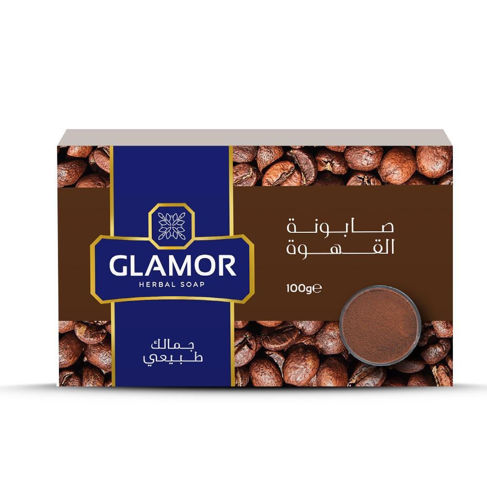 GLAMOR HERBAL SOAP COFFEE SOAP 100GM - Anwar Store