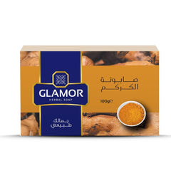 GLAMOR HERBAL SOAP TURMERIC SOAP 100GM - Anwar Store
