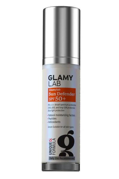 Glamy Lab Sun Defender SPF50+ 50 ml | واقي شمس Glamy SPF50+ 50 مل - Anwar Store