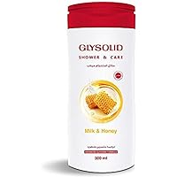 GLYSOLID Shower & Care With Milk, Honey 300ml - Anwar Store
