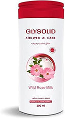 GLYSOLID Shower & Care With Rose Wild 300ml - Anwar Store