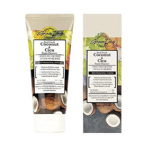 Grace Day Real Fresh Coconut & Cica Foam Cleansing - Anwar Store