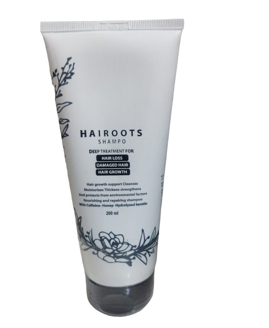 HAIR ROOTS SHAMPOO FOR HAIR LOSS , DAMAGED HAIR & HAIR GROWTH 200ML - Anwar Store