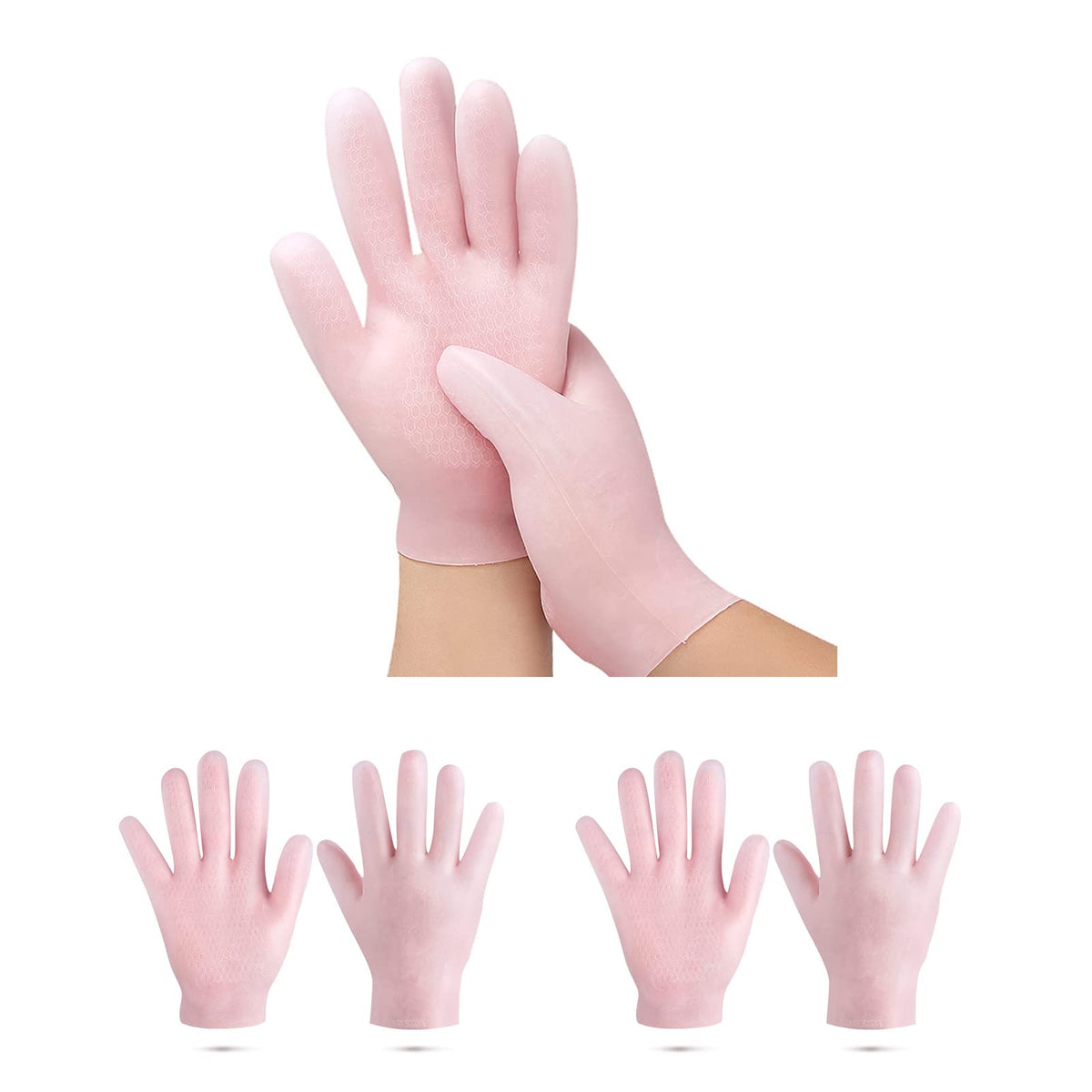 Hand Care Cosmetic Silicone Gloves - مكياج Handcare