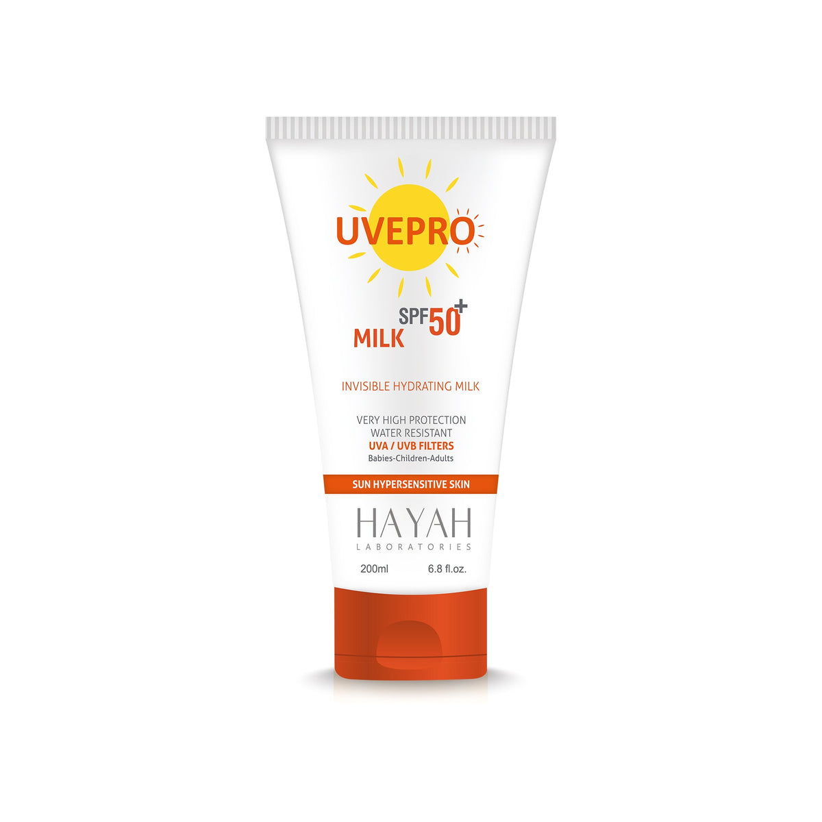 HAYAH HYDRATING MILK SPF50+ 200ML - Anwar Store