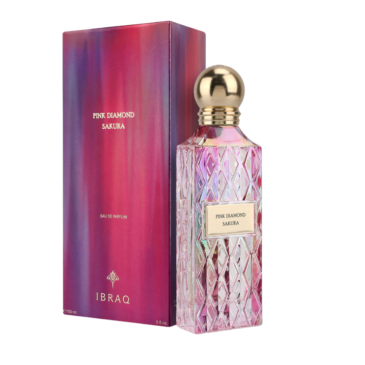 Ibraq Pink Diamond Sakura 150 ml | Ibraq 150 مل - عطر Abdul Samad Al 150 مل