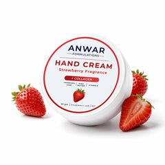 Anwar Collagen Hand Cream Strawberry 50g