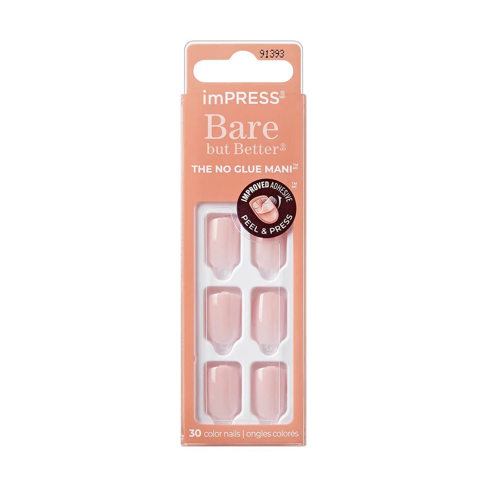 imPRESS Bare but Better the no glue mani IMCB01C INSTINCT - Anwar Store