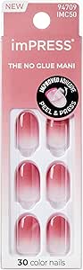Impress Color Ombre Press On Nails - 50 Beat The Heat - أظافر صناعية أنور
