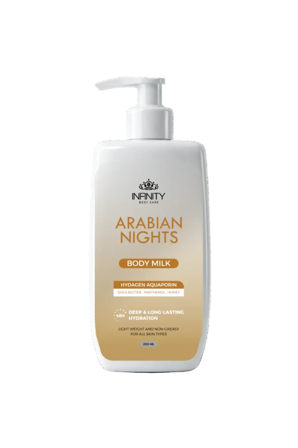 INFINITY ARABIAN NIGHTS BODY MILK 200ML - Anwar Store