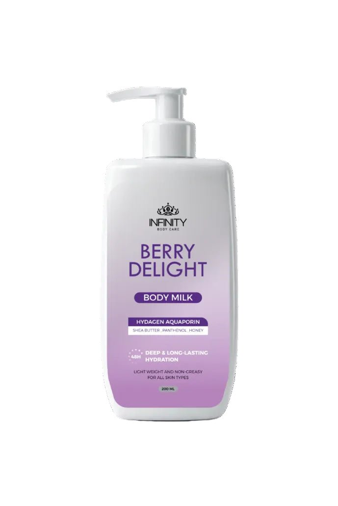 INFINITY BERRY DELIGHT BODY MILK 200ML - Anwar Store
