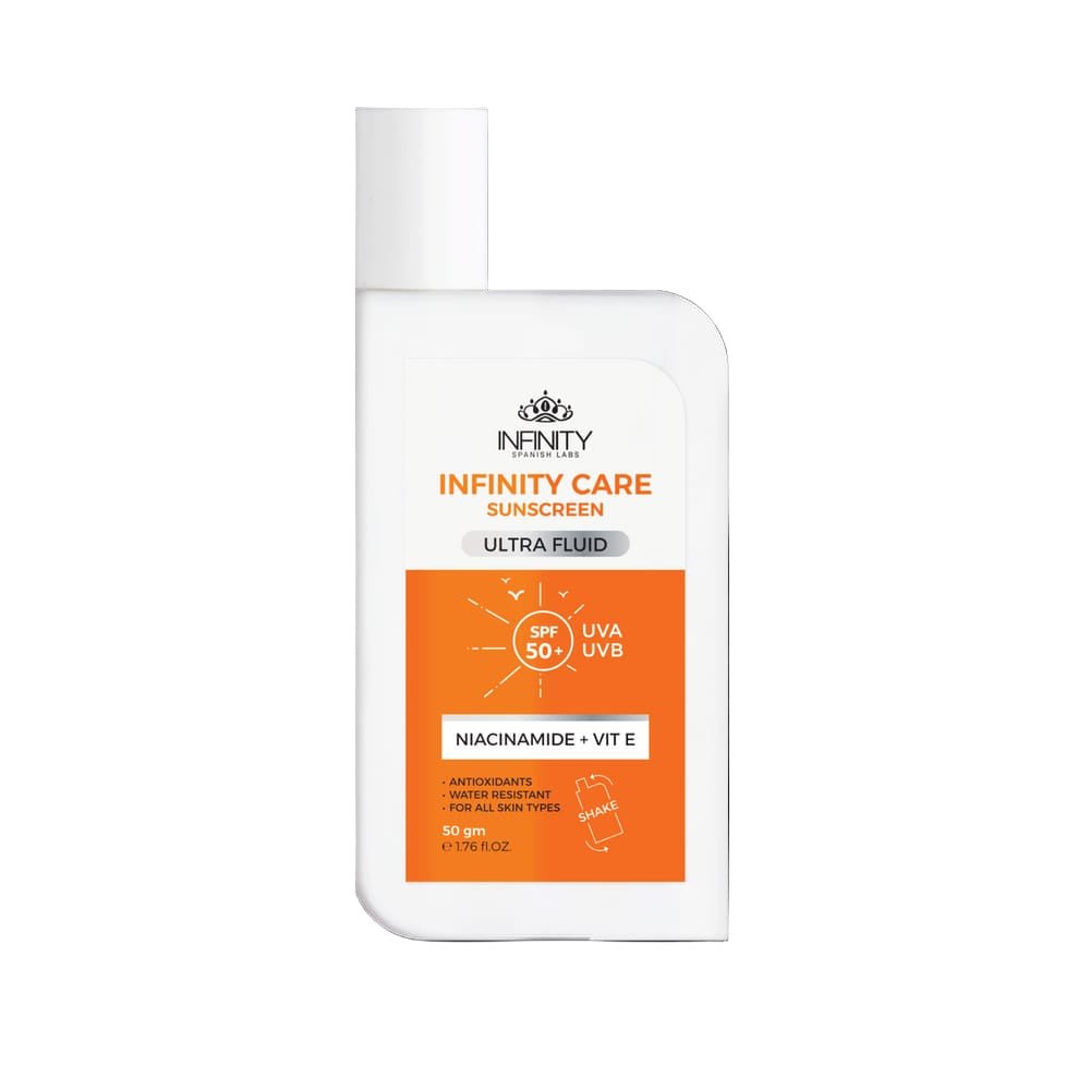 INFINITY CARE SUNSCREEN ULTRA FLUID SPF 50 50GM - Anwar Store