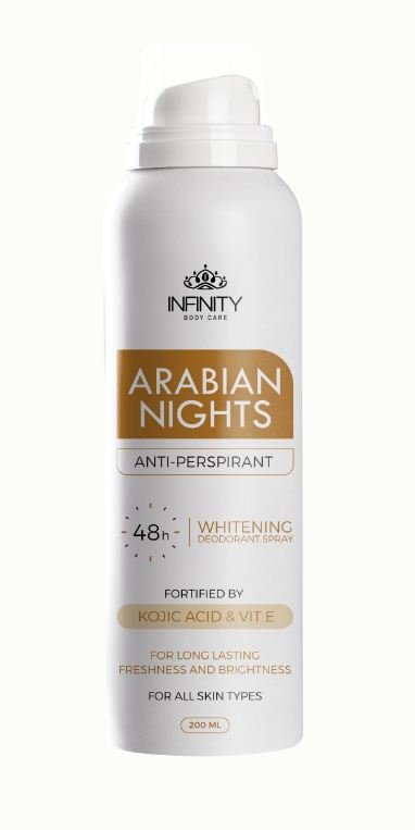 Infinity Deodorant Spray Anti-Perspirant Arabian Night 200ml - Anwar Store