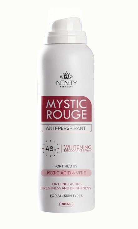 Infinity Deodorant Spray Anti-Perspirant Mystic Rouge 200ml - Anwar Store