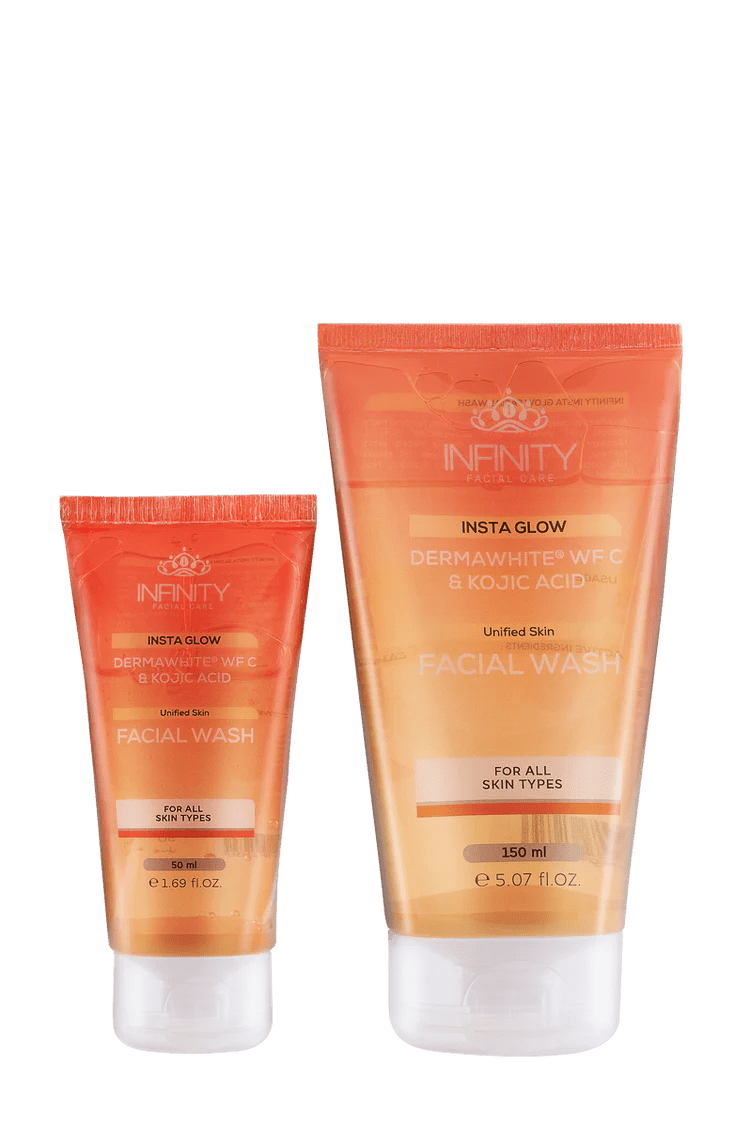 INFINITY INSTA GLOW FACIAL WASH 150ML + INFINITY INSTA GLOW FACIAL WASH 50ML (OFFER) - Anwar Store