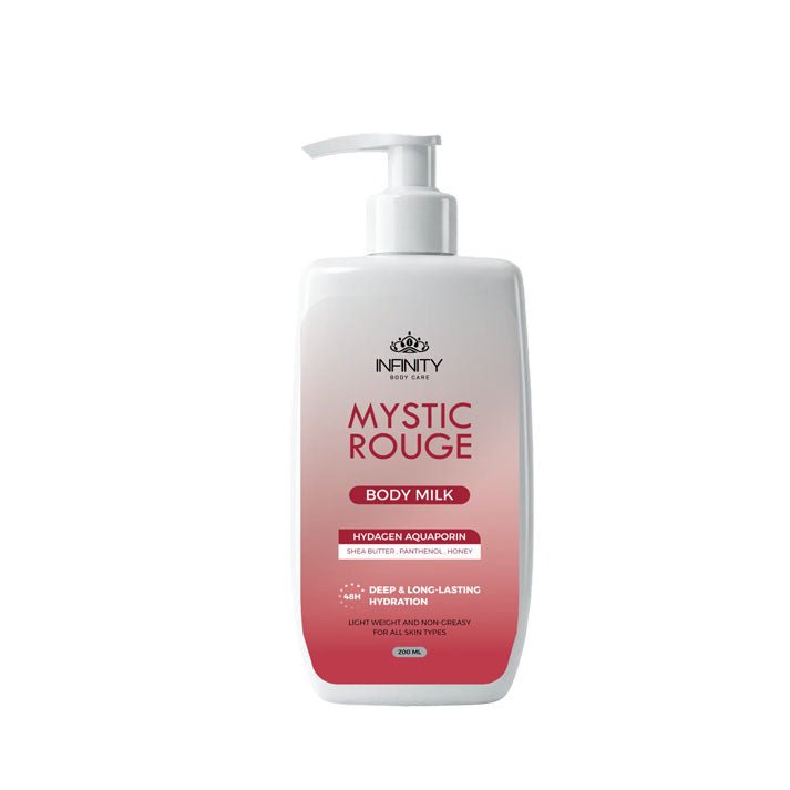 INFINITY MYSTIC ROUGE BODY MILK 200ML - Anwar Store
