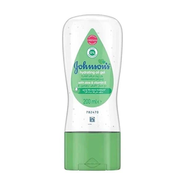 JOHNSON`S HYDRATING OIL GEL WITH ALOE & VITAMIN E 200ML - Anwar Store