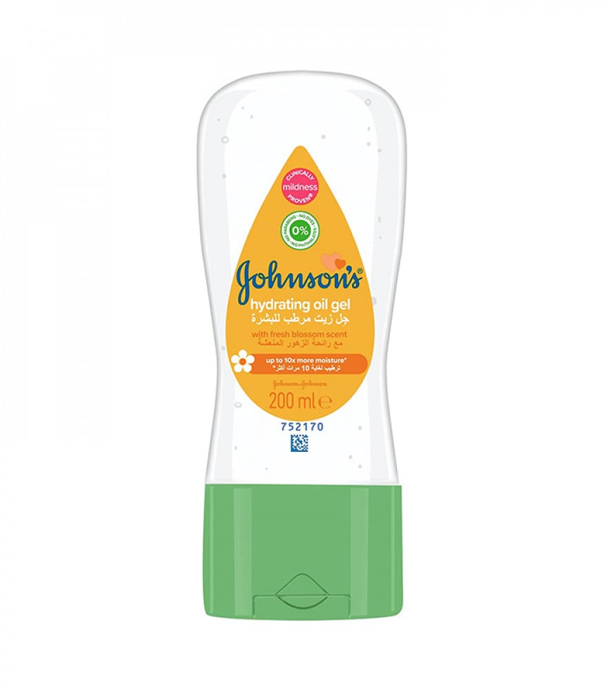 JOHNSON'S HYDRATING OIL GEL WITH FRESH BLOSSOM SCENT 200ML - Anwar Store
