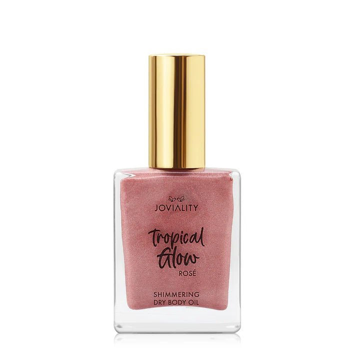 JOVIALITY TROPICAL GLOW SHIMMERING DRY BODY OIL-ROSE 50ML - Anwar Store
