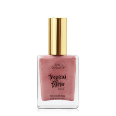 JOVIALITY TROPICAL GLOW SHIMMERING DRY BODY OIL-ROSE 50ML - Anwar Store