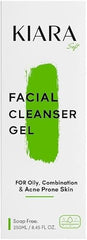 Kiara Cleansing Gel Wash For Oily & Combination Skin, 250 ml - غسول للوجه kiara 250 مل