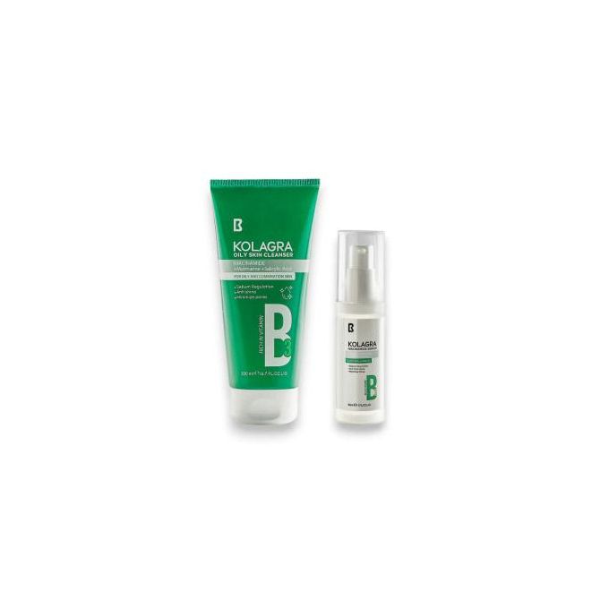 KOLAGRA OILY CLEANSER&NIACINAMIDE SERUM OFFER - Anwar Store