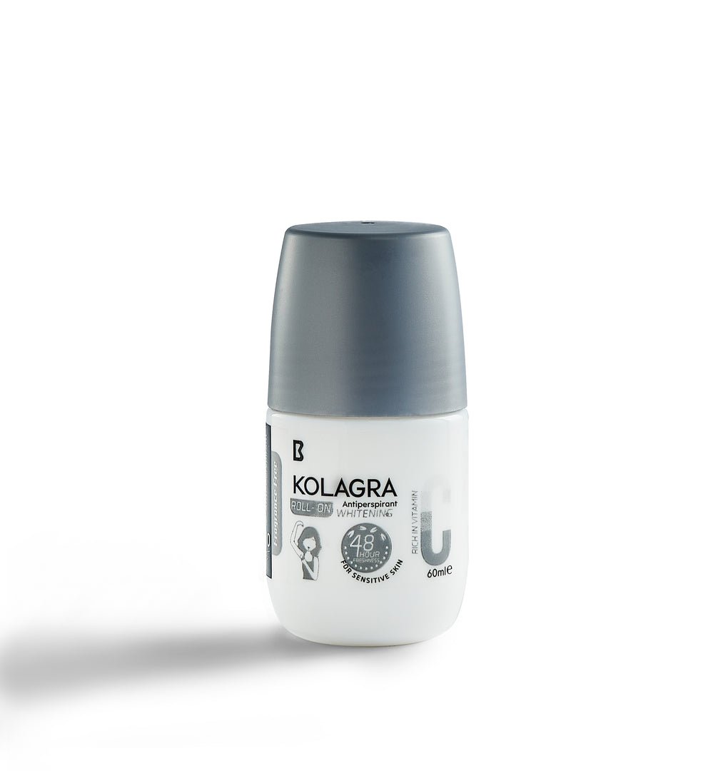 Kolagra Whitening Roll-On Fragrance Free 60 ml | مزيل عرق كولاجرا بدون رائحة 60 مل - Anwar Store