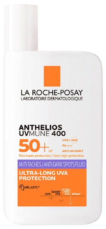 La Roche-Posay Anthelios Uvmune 400 Anti-Spot Fluid SPF 50+ Fragrance-Free 50 ml | واقي شمس لاروش بوزيه SPF50+ 50 مل أنثليوس - Anwar Store