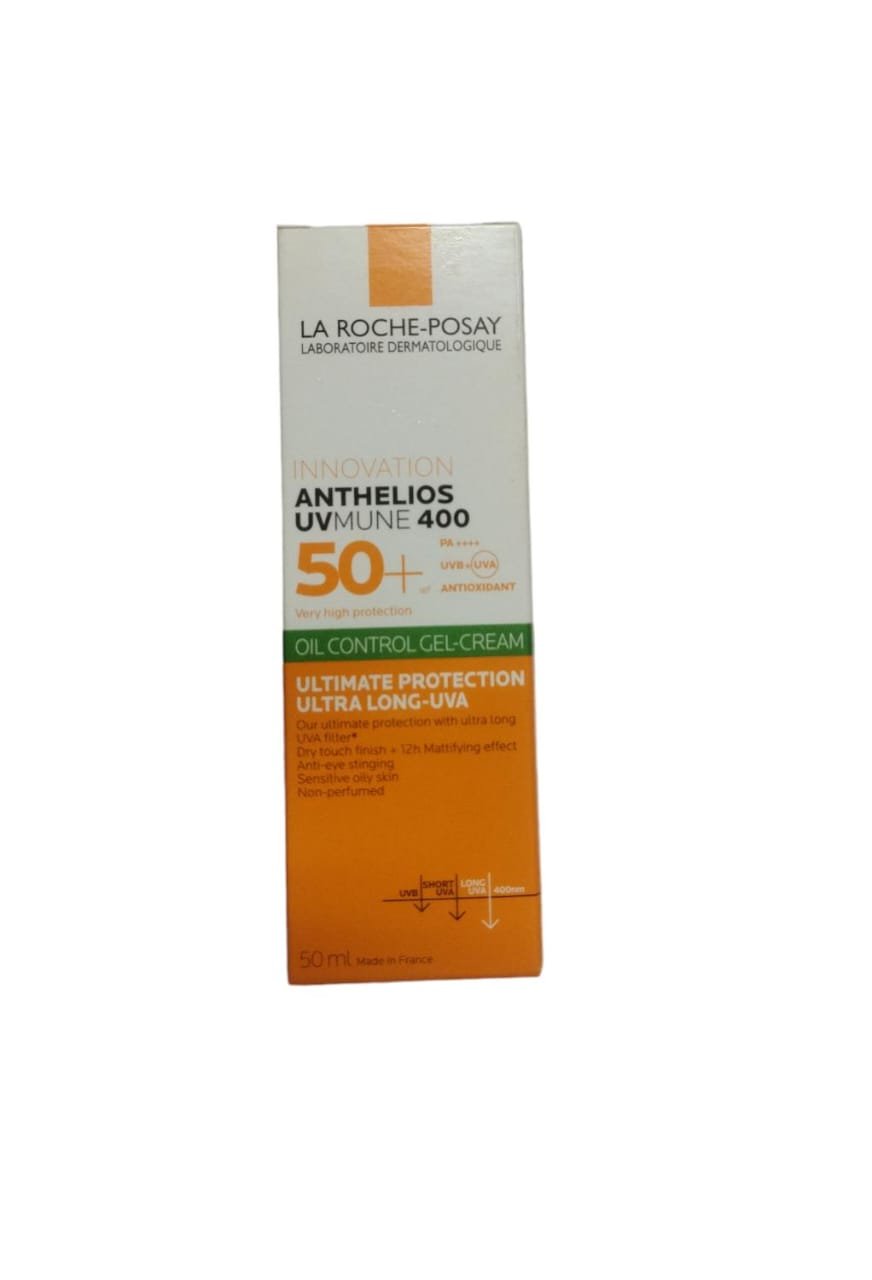 LA ROCHE-POSAY ANTHELIOS UVMUNE 400 OIL CONTROL DRY TOUCH GEL-CREAM SPF50+ 50ML - Anwar Store