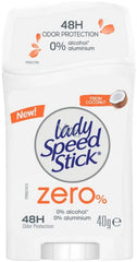 Lady Speed Stick Zero Fresh Coconut antiperspirant deodorant stick for women 40 g - Anwar Store