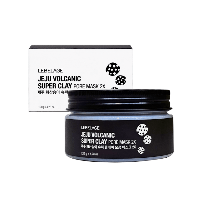 LEBELAGE - Jeju Volcanic Super Clay Pore Mask 2X 120g - Anwar Store
