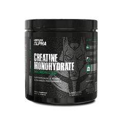Limitless Alpha Creatine Monohydrate 450gm - منتج للعناية ليمتلس 450 جم