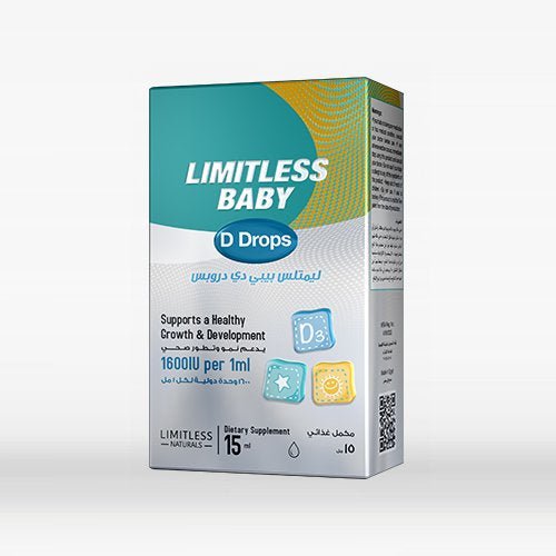 LIMITLESS BABY D DROPS 15ML - Anwar Store