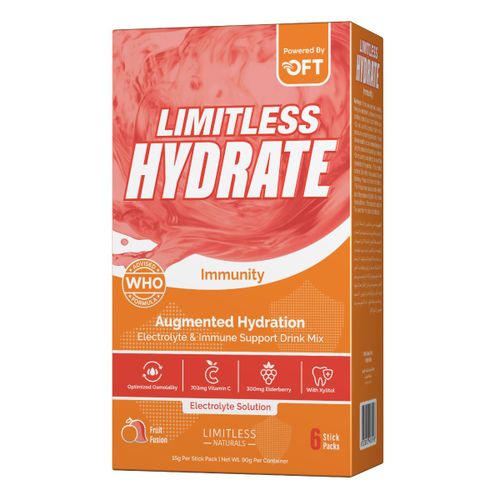 Limitless Hydrate Immunity Sticks - مشروب بودرة ليمتلس