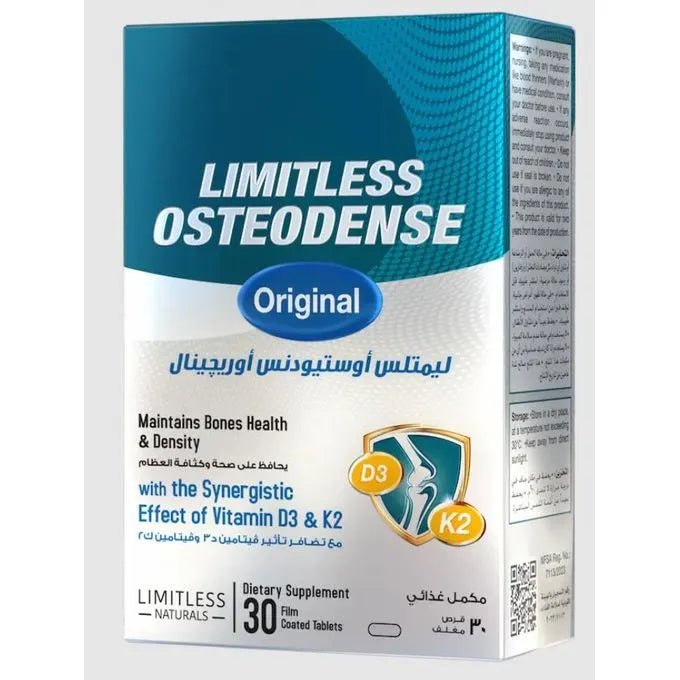 Limitless Osteodense 30 Tablets - مكمل معادن ليمتلس 30 قرص