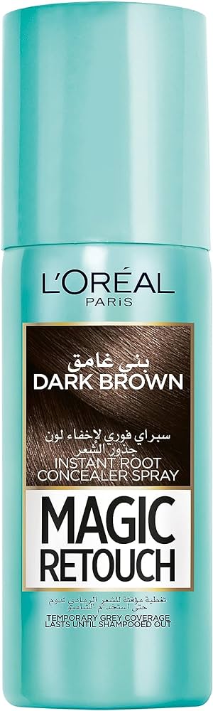 L'Oreal Magic Retouch Dark Brown Temporary Instant Root Concealer Spray 75ml - Anwar Store