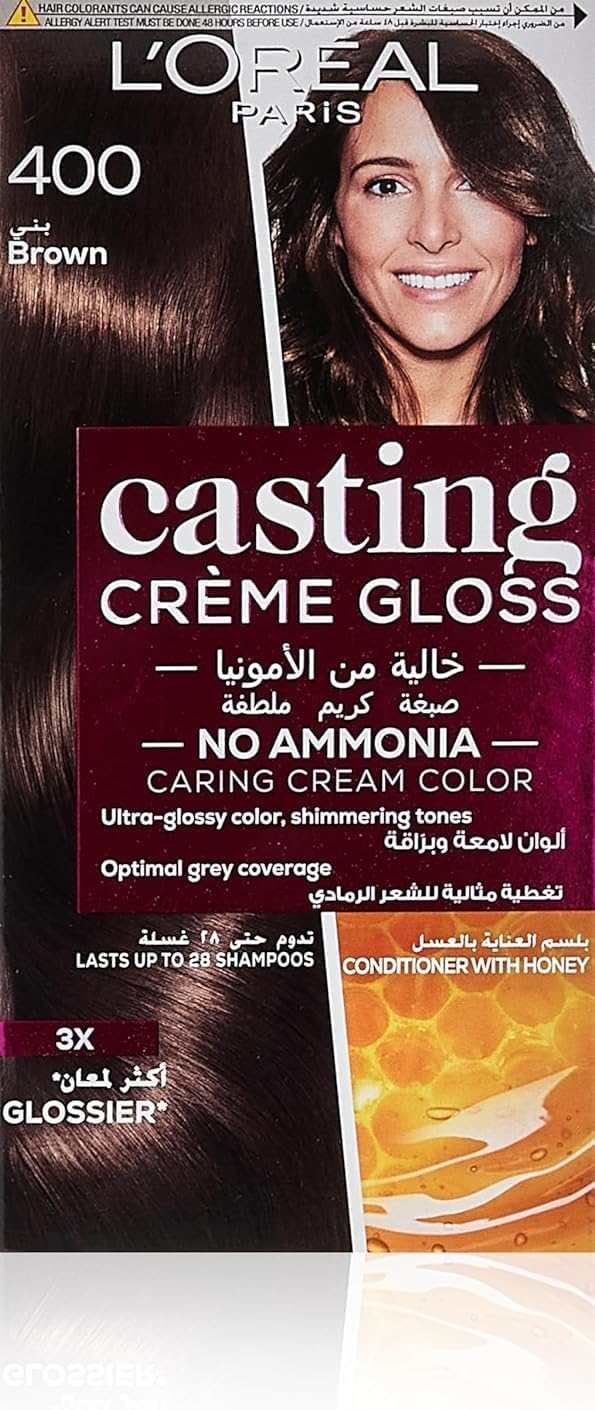 LOREAL PARIS CASTING CREAM GLOSS 400 BROWN - Anwar Store